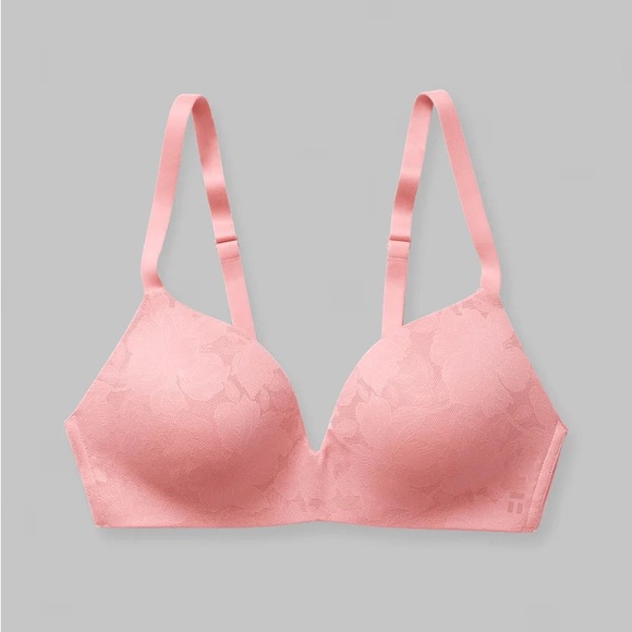 Bundle of 3 Tommy John Wireless Bras 34DD Pink/Beige/Black - Picture 6 of 14